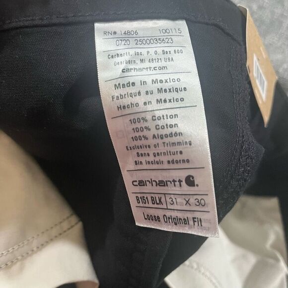 Carhartt Loose original Fit Men size 31 - Picture 4 of 4